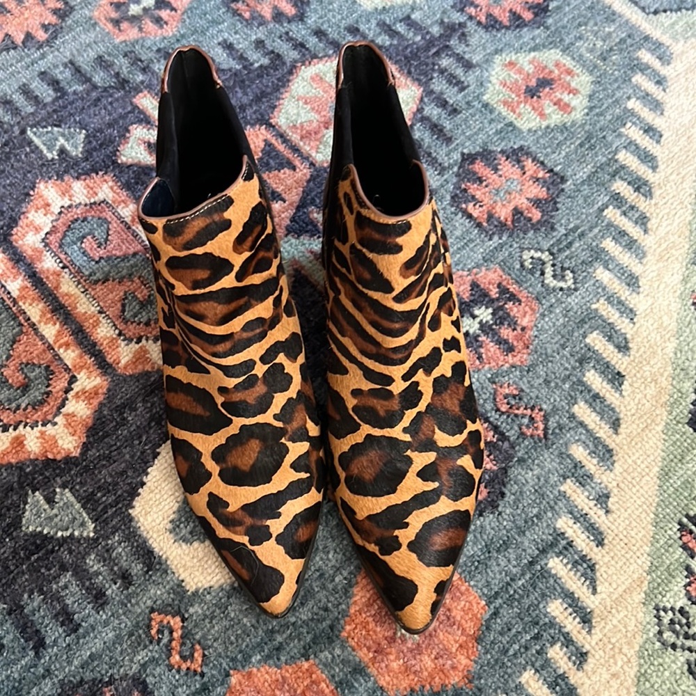 Sole Society Cheetah Booties